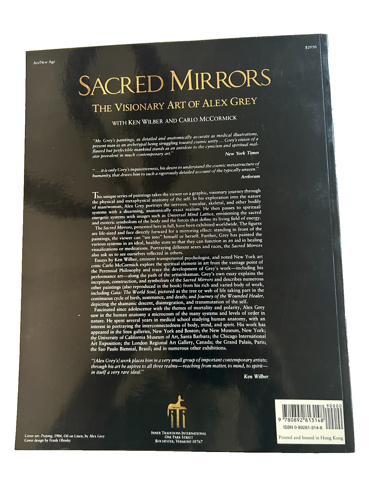 SACRED MIRRORS: Visionary Art of Alex Grey – HIGH GRADE – GLOSSY