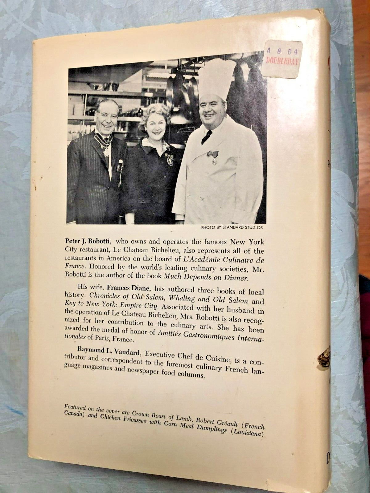 RARE 1ST PRINT! French Cooking in the New World Louisiana Creole by F & P Roboni