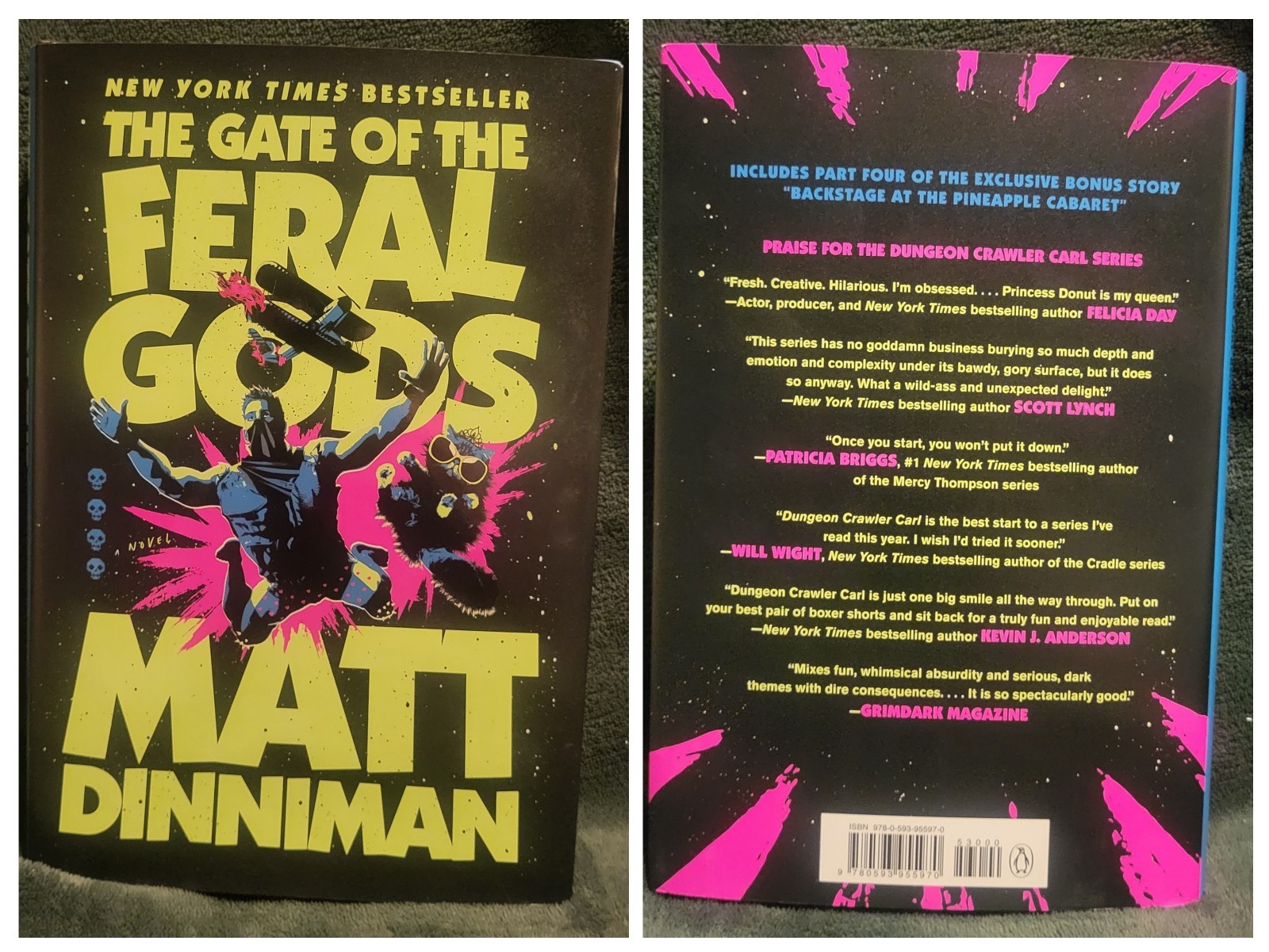 Dungeon Crawler Carl 1-8 Matt Dinniman Hardcover Set Complete 🍩 🐈