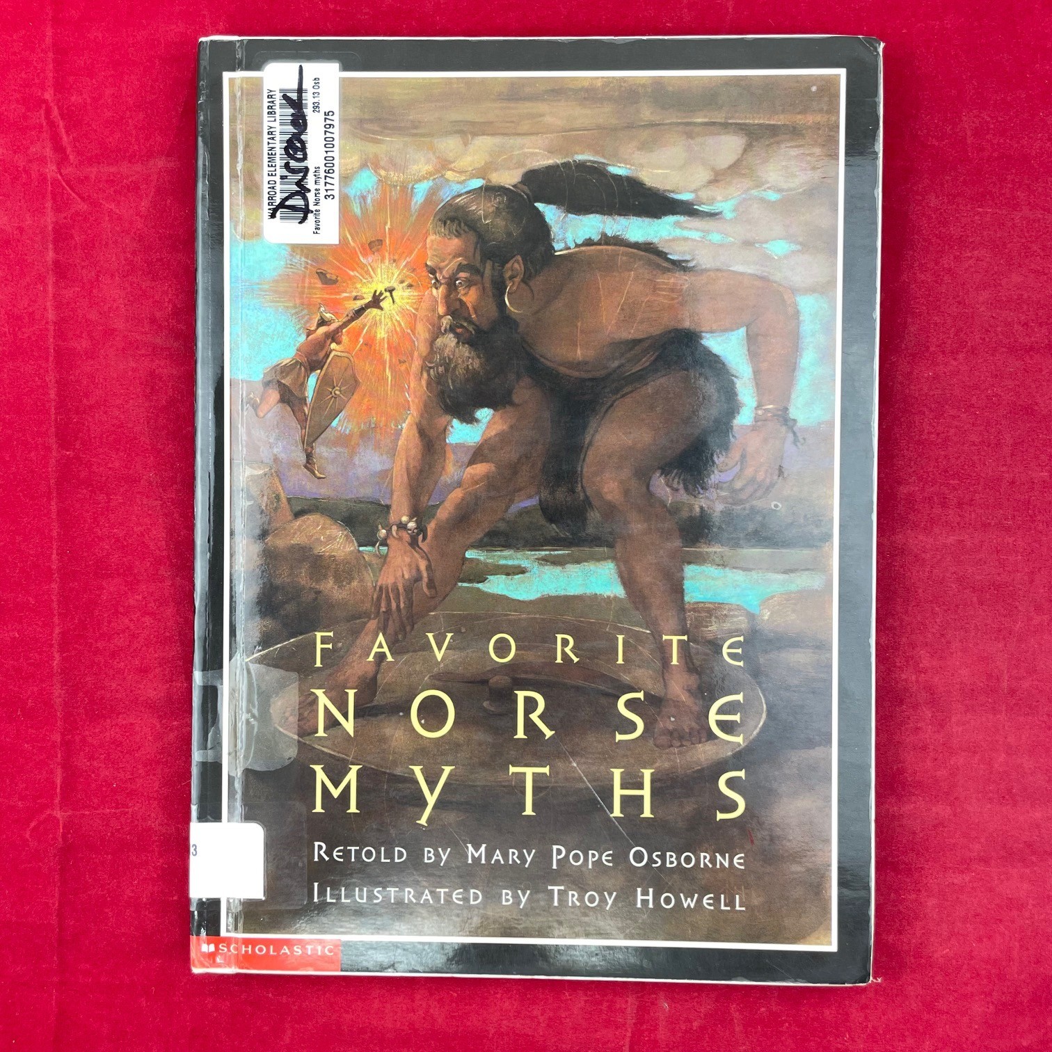 Vintage 2001 Favorite Norse Myths Mary Pope Osborne Hardcover Book – Discard