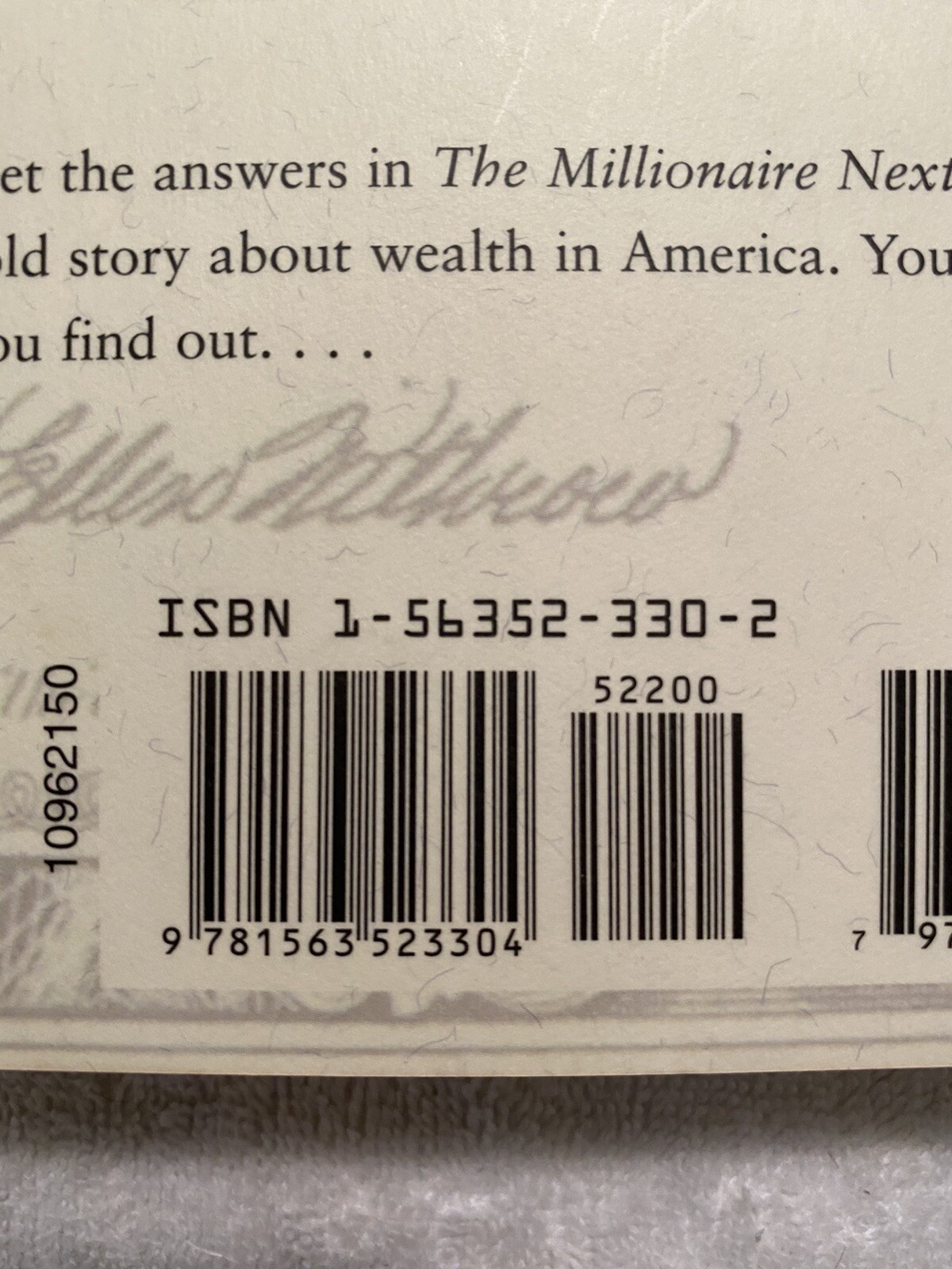 The Millionaire Next Door: The Surprising Secrets of America’s Wealthy