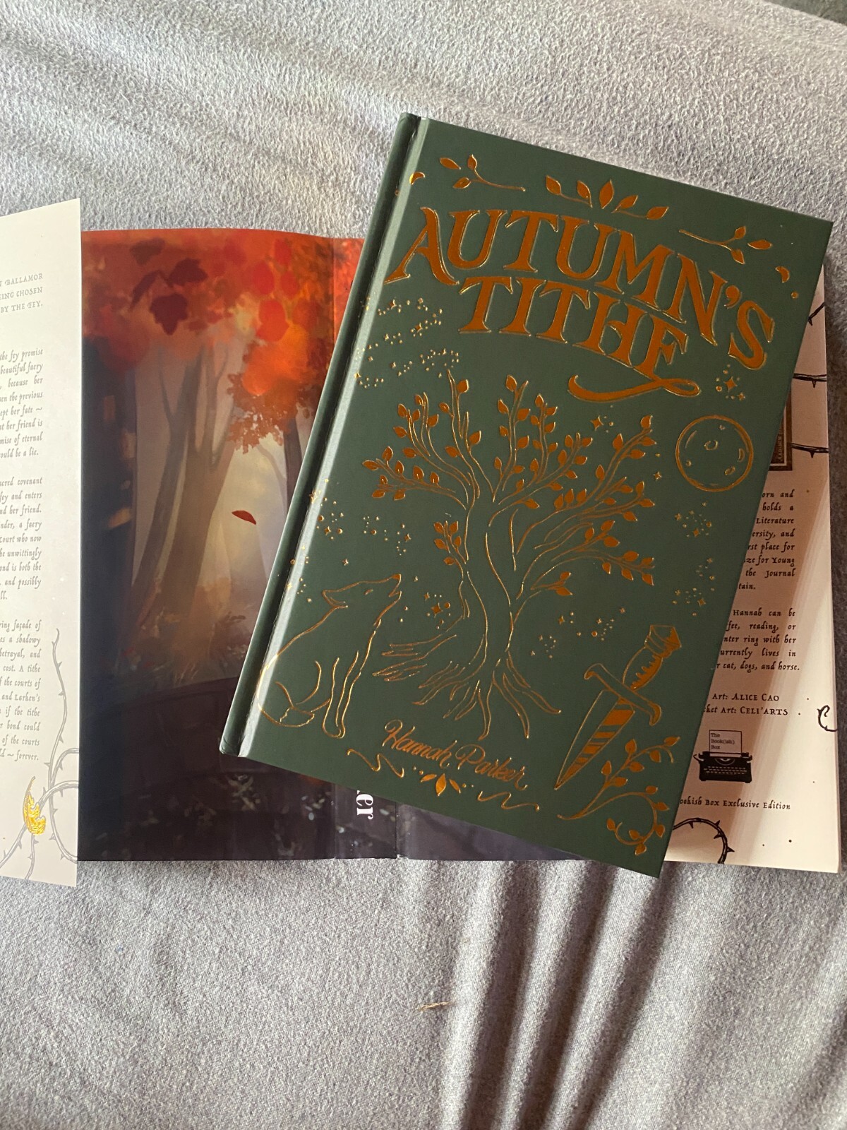 Autumn’s Tithe by Hannah Parker Bookish Box Exclusive Edition Signed & Stenciled