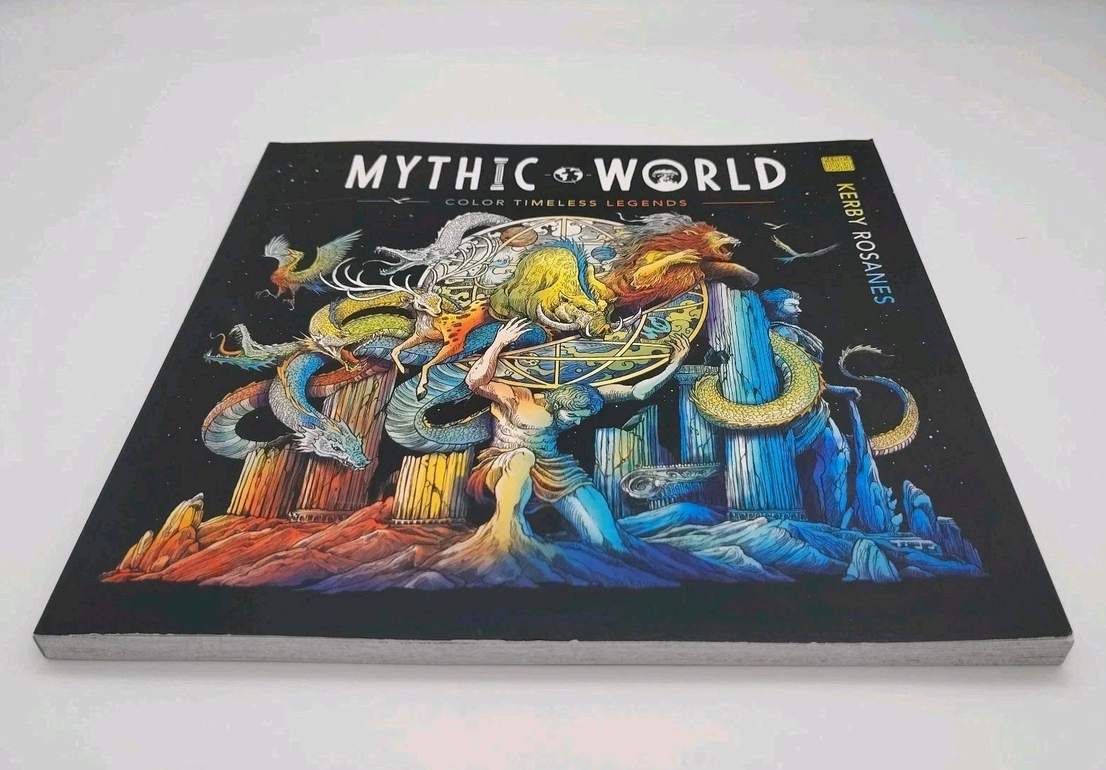 Mythic World Artist Coloring Book by Kerby Rosanes Paperback