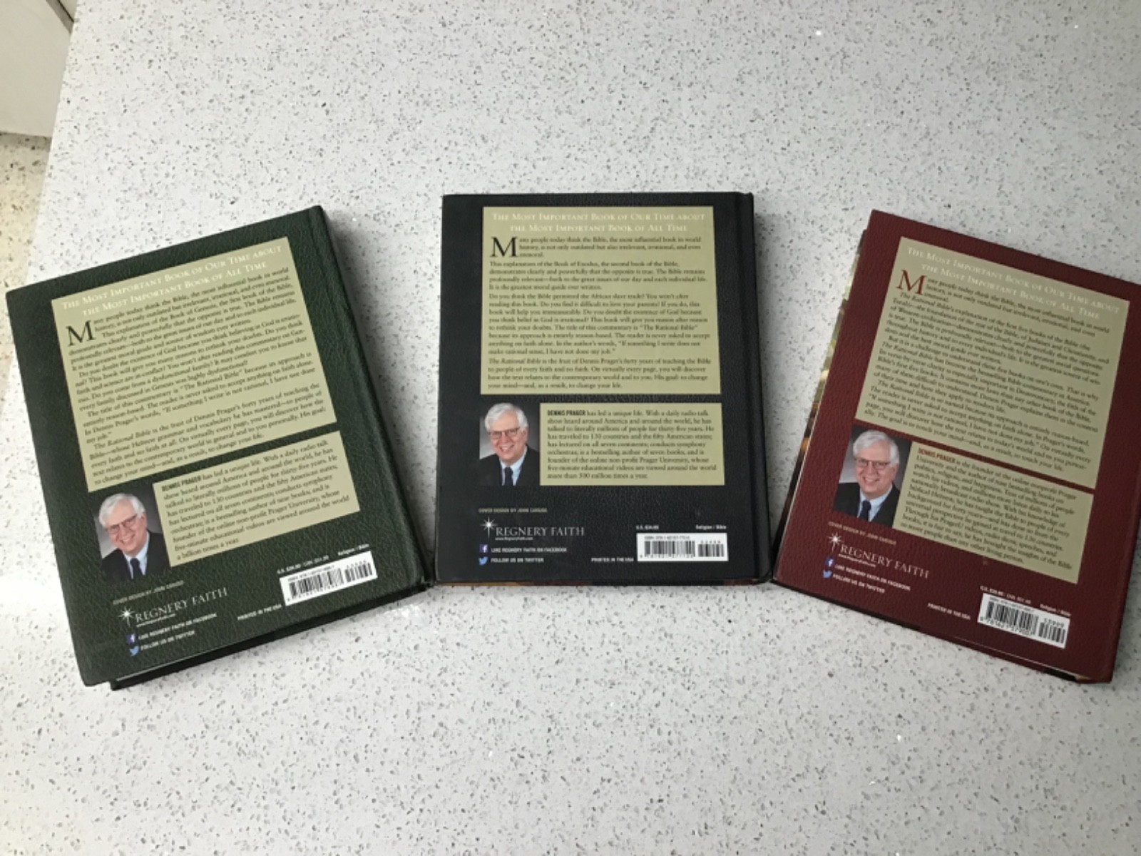The Rational Bible by Dennis Prager Genesis, Exodus & Deuteronomy
