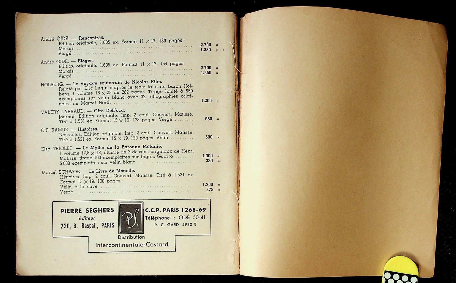 Paul Eluard by Louis Parrot Pierre Seghers Poetes d’Aujourd’hui 1 Poetry French