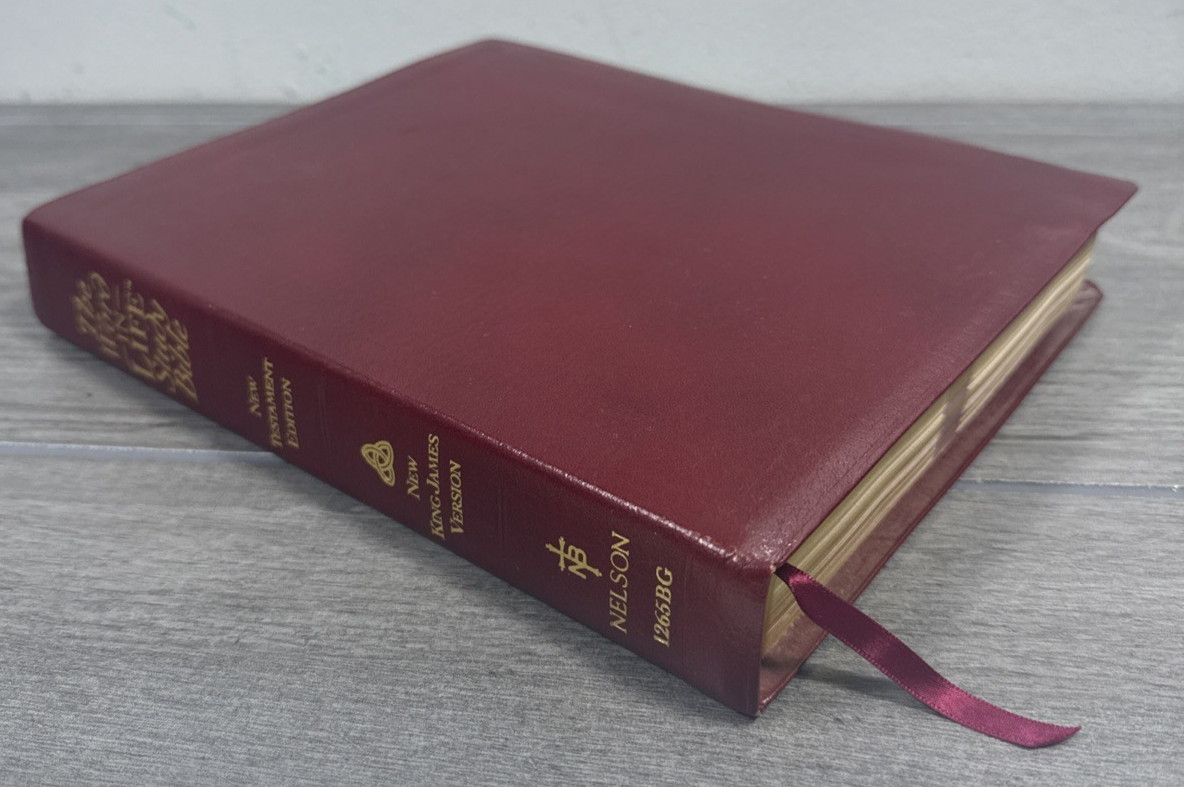 The Word in Life Study Bible New Testament Edition NKJV Nelson 1265BG Red Bonded