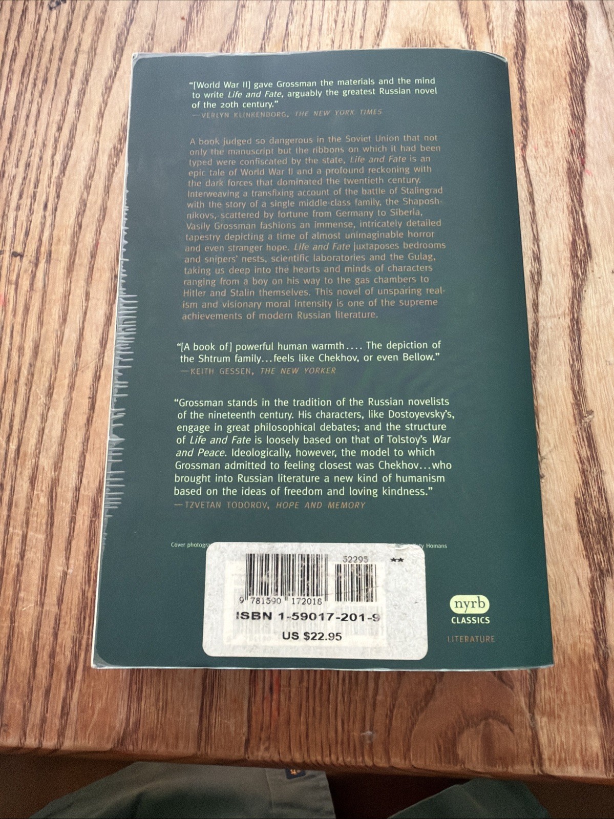 Life and Fate by Vasily Grossman: NYRB Classic
