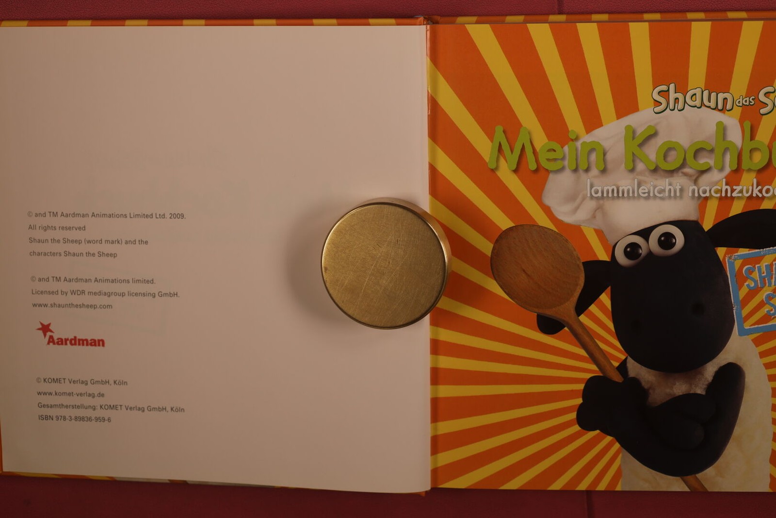 402541 Angabe Keine SHAUN DAS SCHAF: MEIN KOCHBUCH KOMET Verlag GmbH lammleicht
