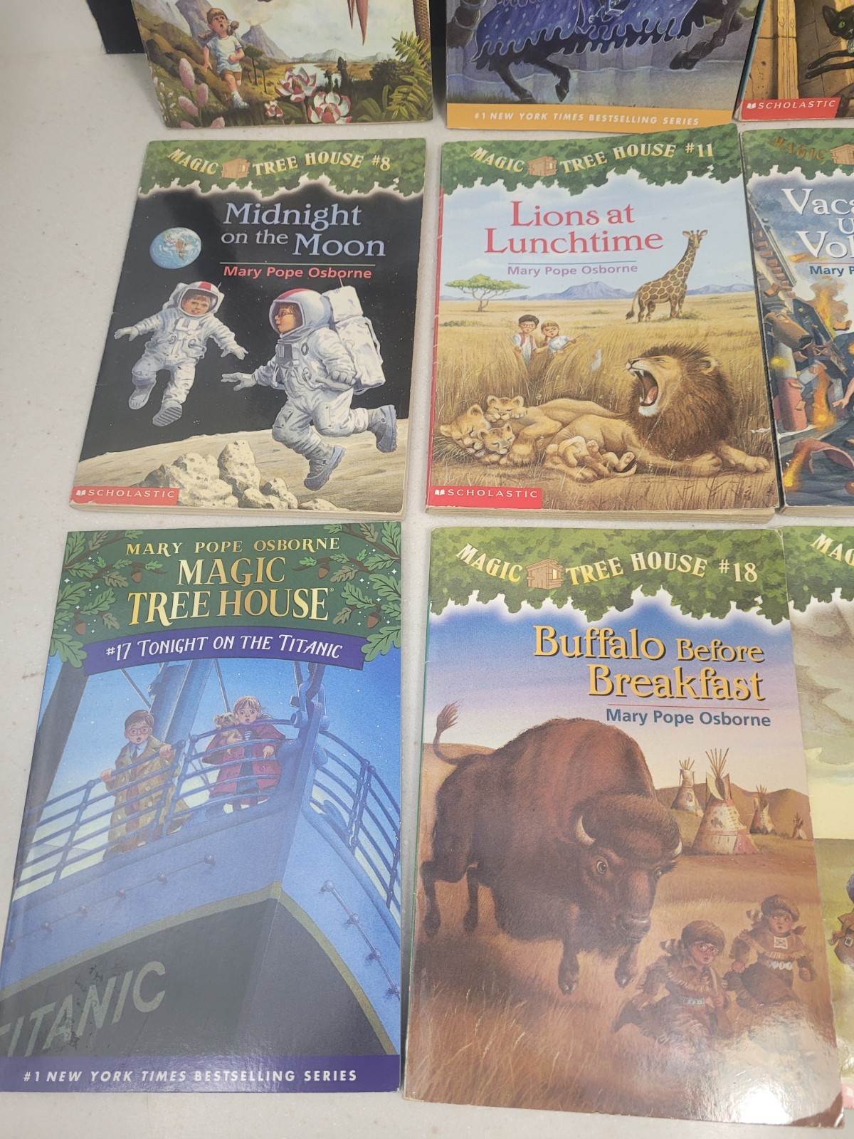(Magic Tree House Paperback Lot of (12) #1, 2, 3, 6, 8, 11, 13, 17, 18, 23 & 24