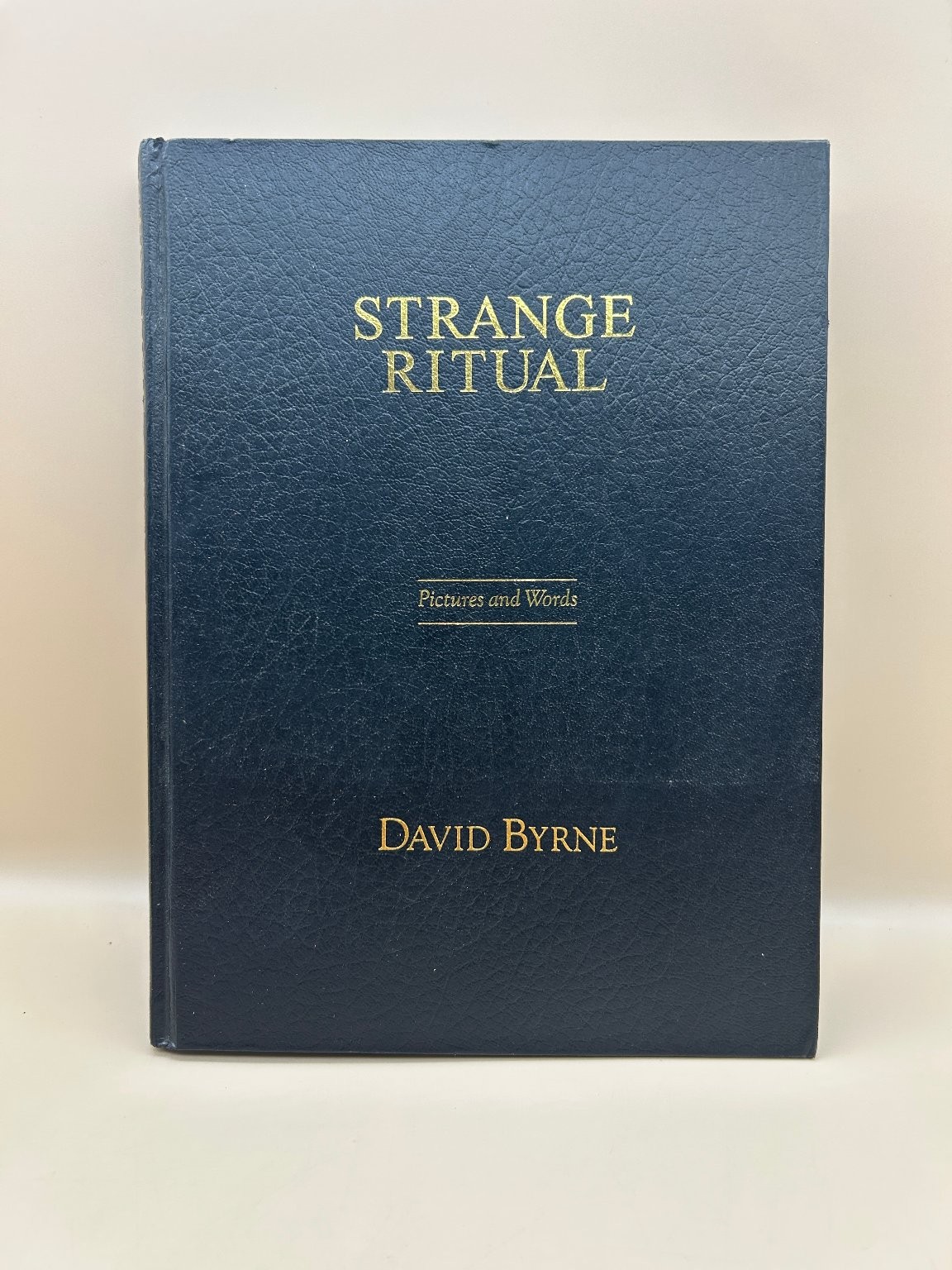 Strange Ritual David Byrne 1997 Signed First Printing Photography Art Book