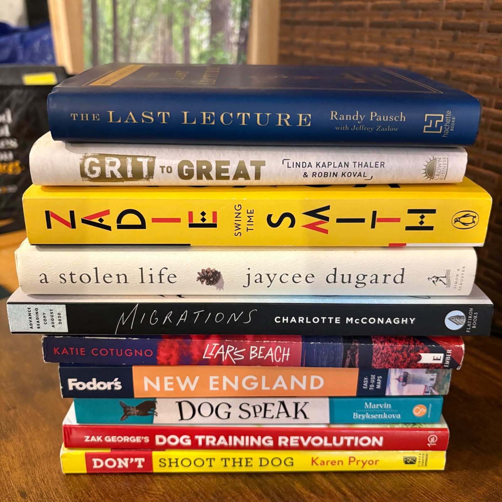 Lot Of 10 Misc Books Zadie Smith Jaycee Dugard Dog Books Fiction Non Fiction