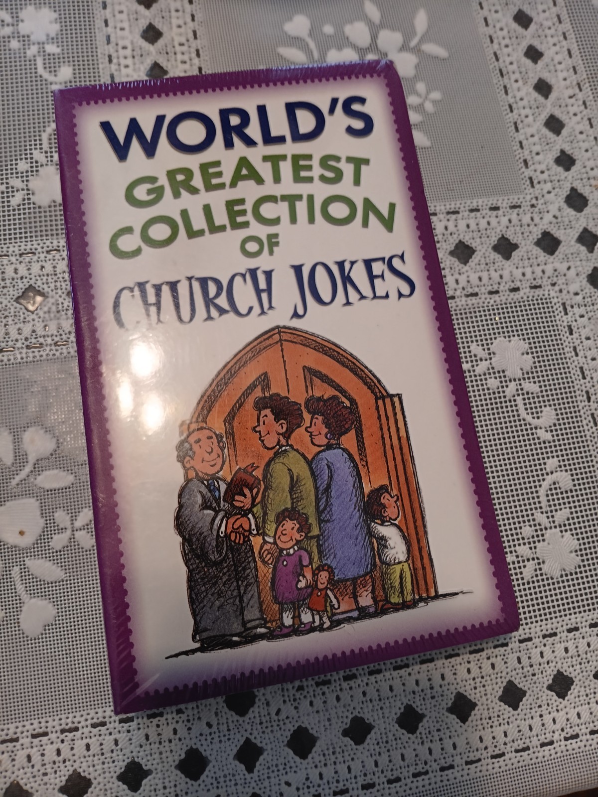 Barbour World’s Greatest Collection of Church Jokes new in clear wrapper 4x7x3/4