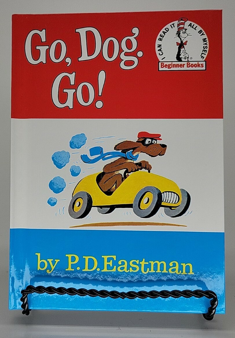 Go, Dog. Go Hardback Dr. Seuss EXCELLENT 7″x 9″ Beginner Books Eastman Red Blue