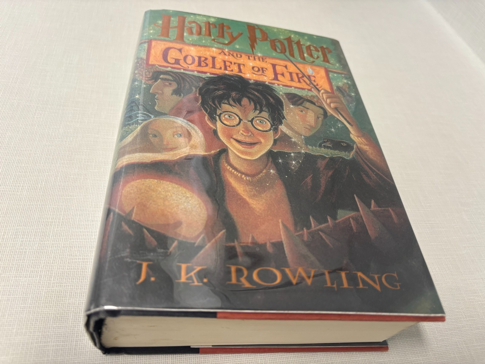 Harry Potter & Goblet of Fire JK Rowling 1st ed 1st prt LN 00 hdbk plastic cover