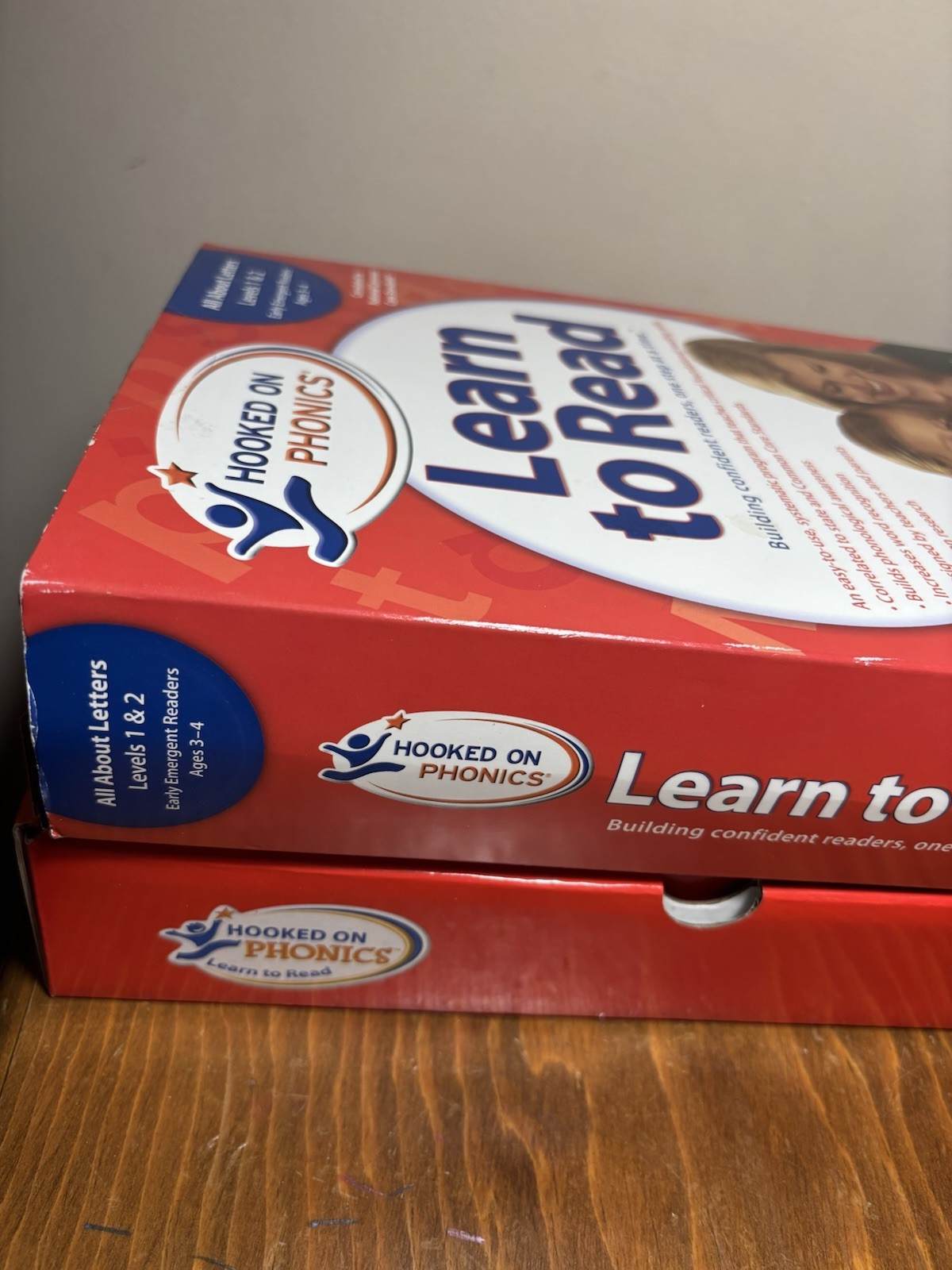 Hooked on Phonics Learn to Read Level 3 & 4 All About Letters 1 & 2 Lot Of 3