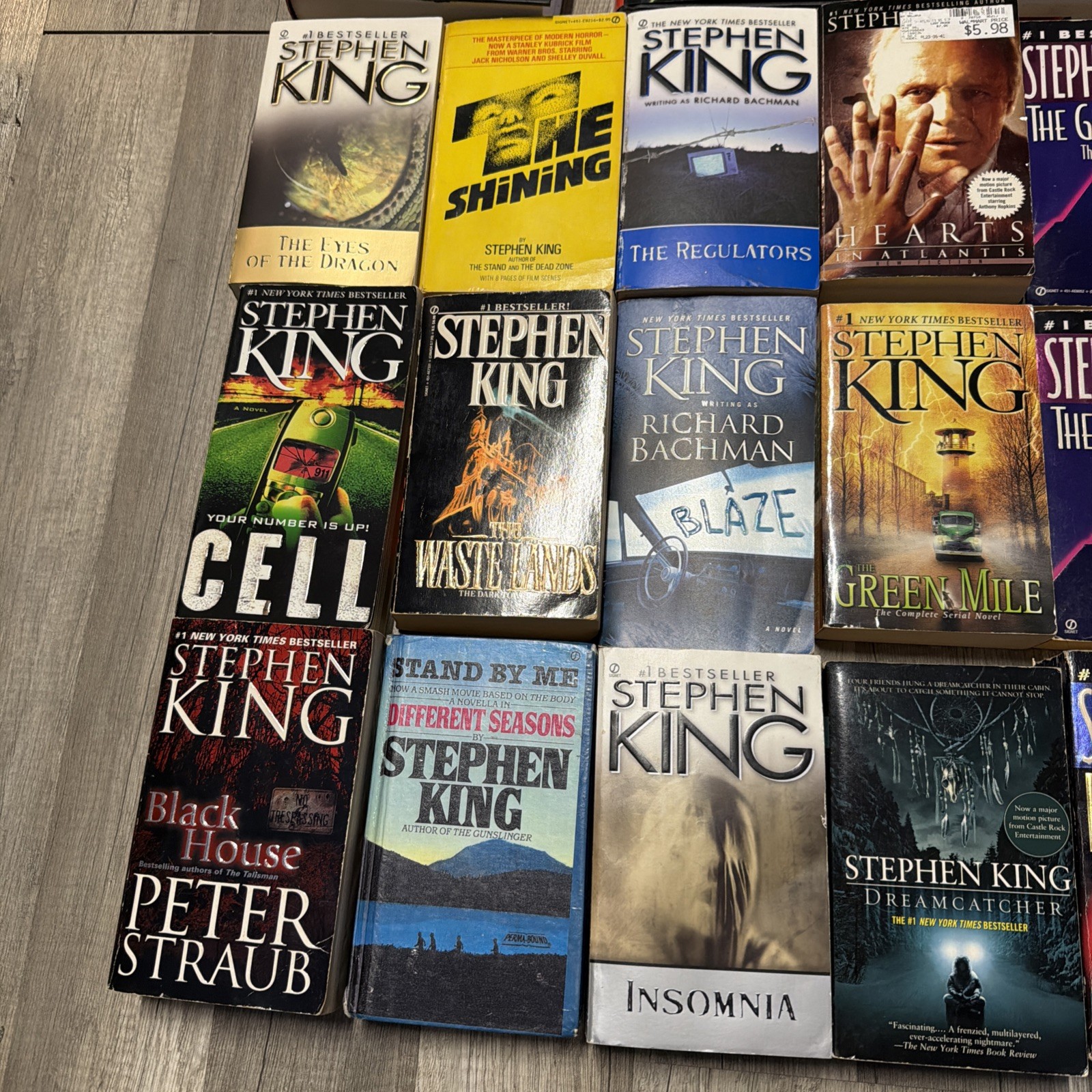 Stephen King Book Lot Of 21 Hardcover & Paperback Multiple Titles