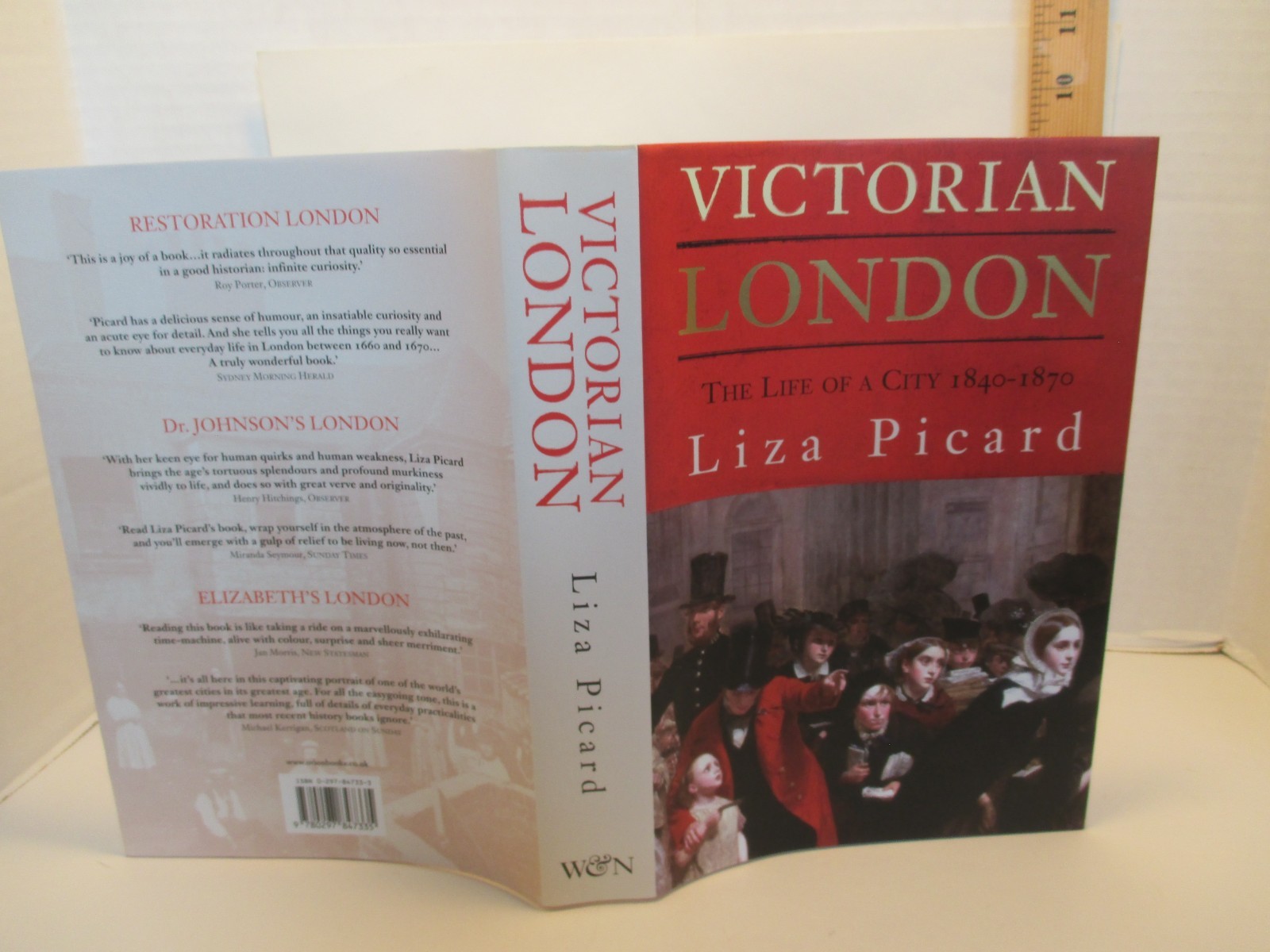 history LIFE OF LONDON by LIZA PICARD Weidenfeld & Nicolson 4 hcs + slipcase