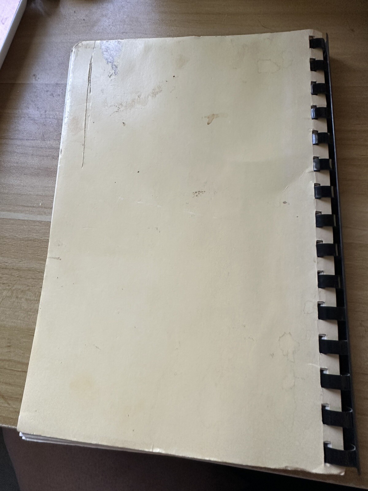 Vintage 1980s Homemade Cookbook 81 pages
