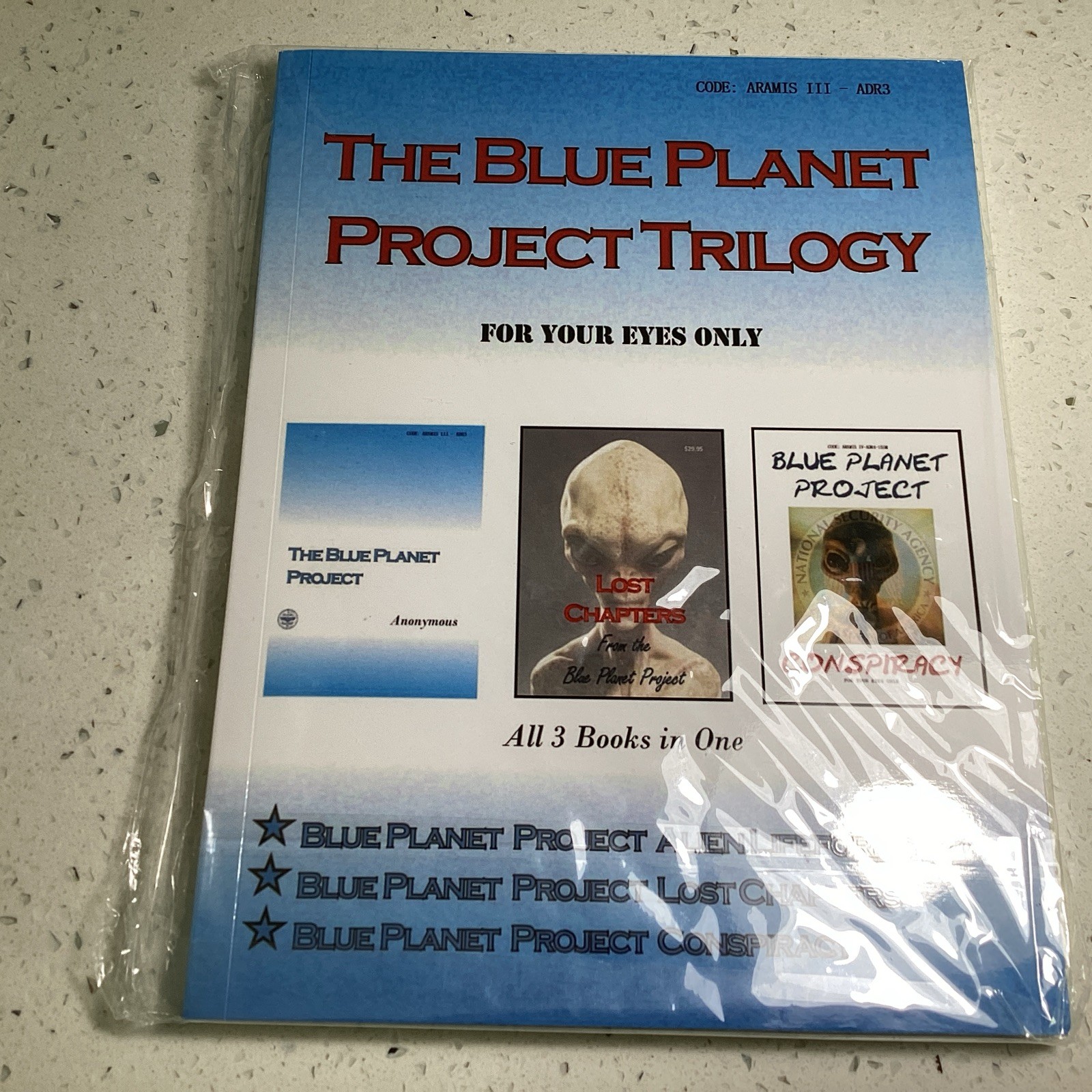 BLUE PLANET PROJECT lost Chapters,TRILOGY,3 BOOK In 1,Conspiracy,Alien Lifeforms