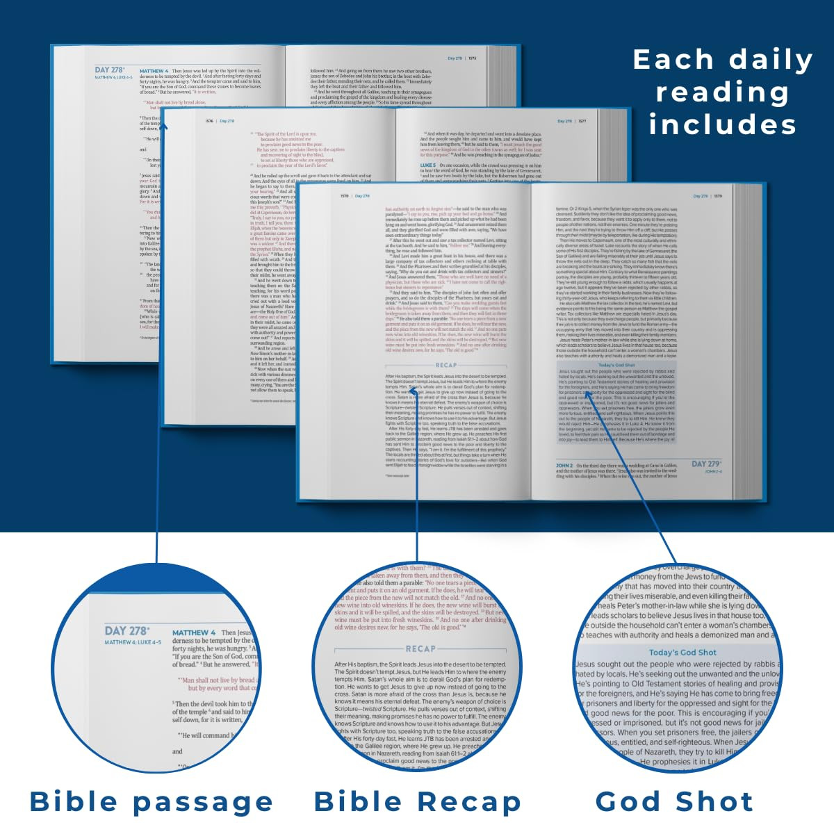 The Bible Recap 365-Day Chronological Study Bible: English Standard Version― ESV