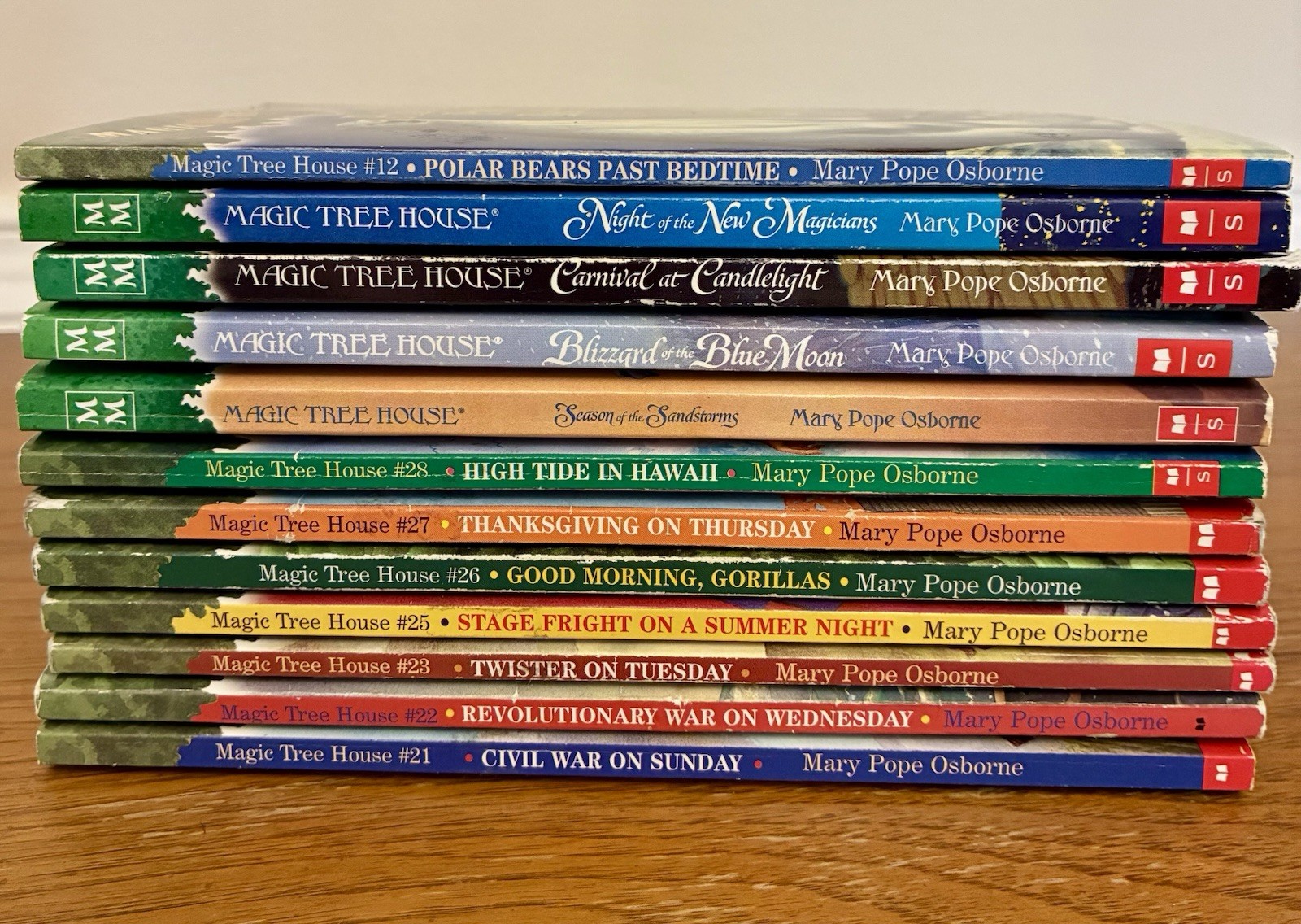 Magic Tree House Paperback Books Lot of 12 Mary Pope Osborne EUC
