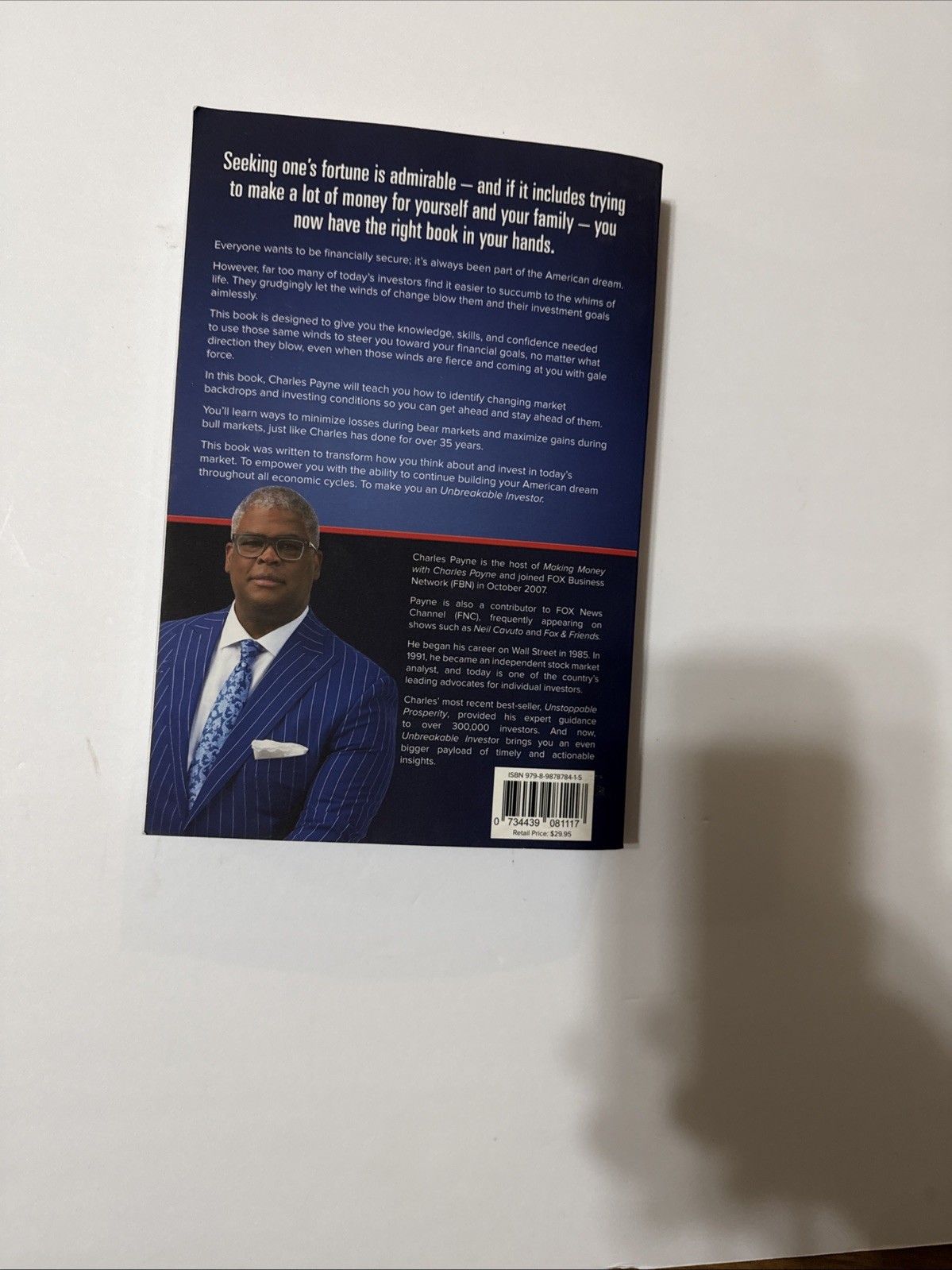 Unbreakable Investor Charles V. Payne Paperback