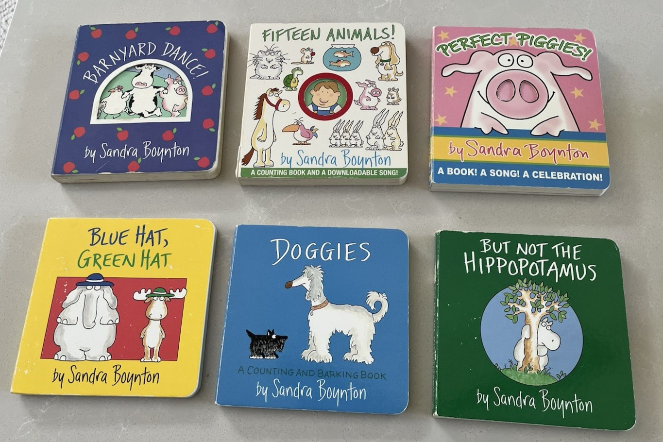 (6) Early Sandra Boynton Board Books