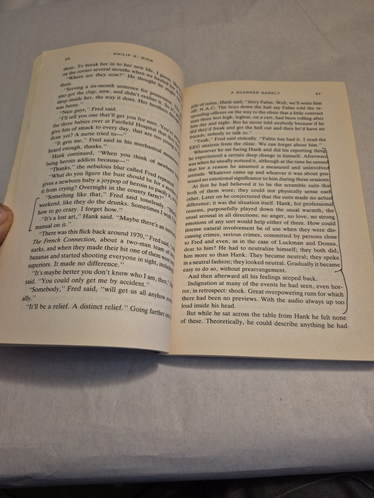 A Scanner Darkly by Philip Dick Vintage TPB Psychedelic Science Fiction
