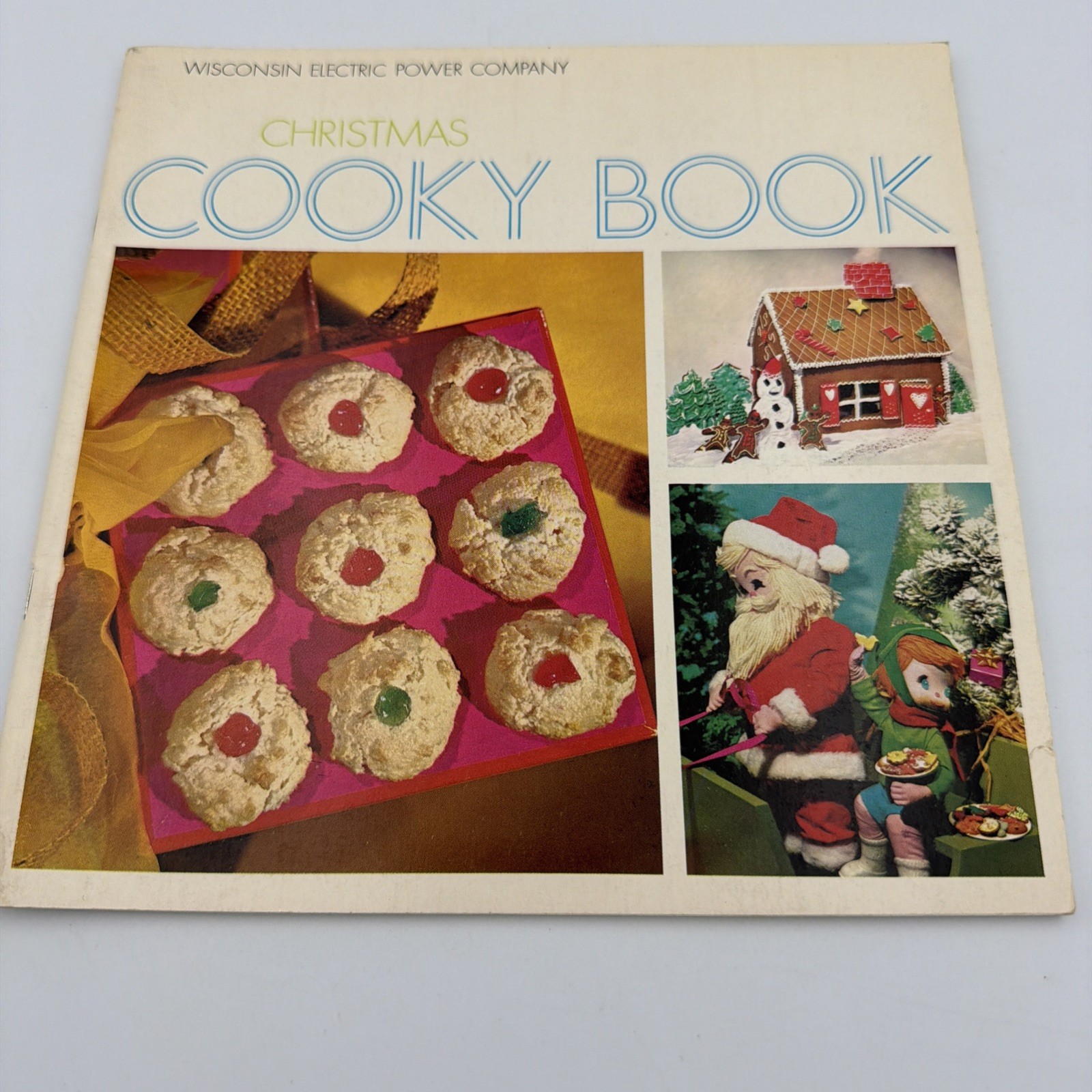 1968 WE Energies Cookie Book Wisconsin Electric Cooky Book Christmas Recipes