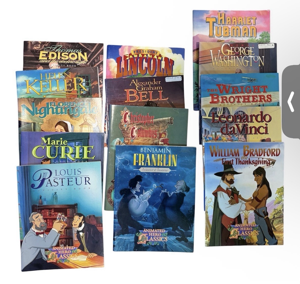 Lot of 14 Animated Hero Classics Activity Books – Nest Entertainment Homeschool