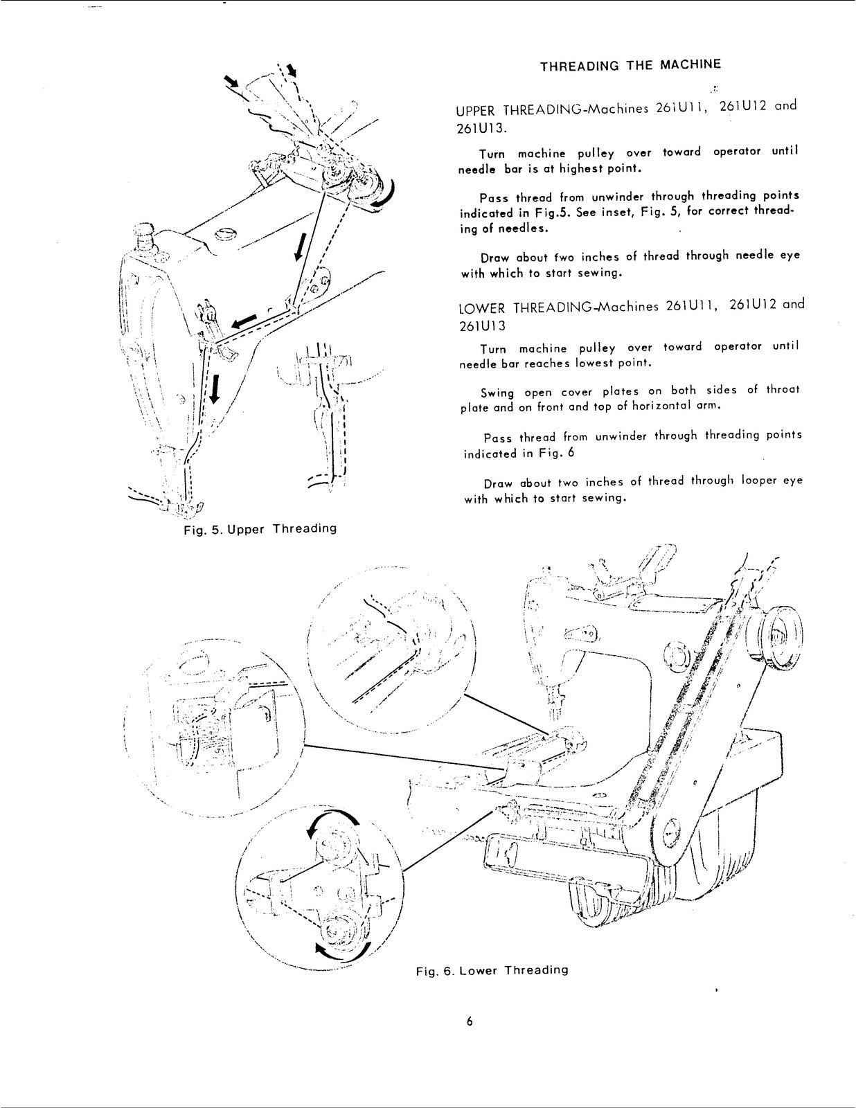 SINGER 261U Sewing Machine Service Manual – METAL COIL BOUND – PROTECTIVE COVERS