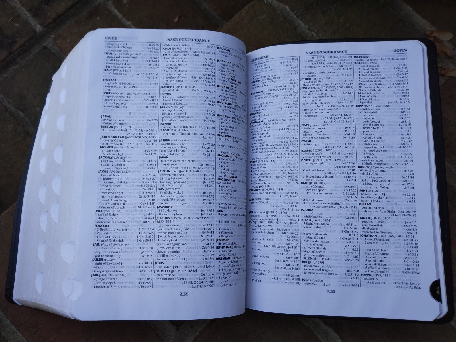 NASB 1977 Thompson Chain Reference Study Bible Thumb Indexed – Bonded Leather