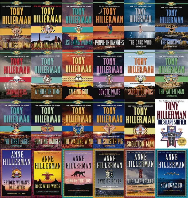 Leaphorn & Chee Complete Set Series Lot of 25 Mostly HARDCOVER by Tony Hillerman