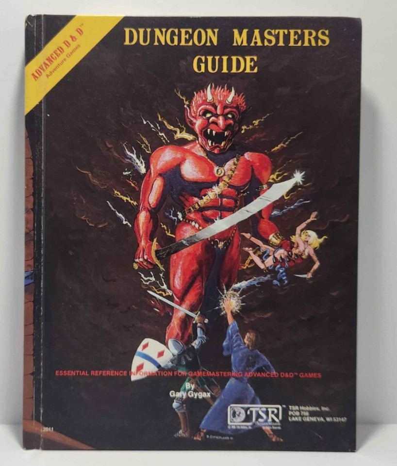 TSR Advanced Dungeons & Dragons Dungeon Masters Guide Gary Gygax 1979