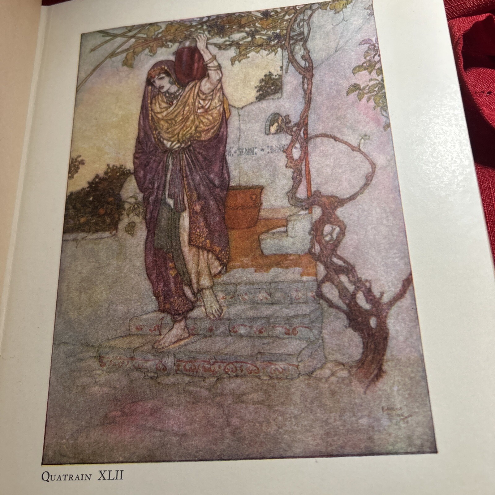 RUBAIYAT OF OMAR KHAYYAM Edward Fitzgerald 12 Edmund Dulac Plates 1934 Dust Jack