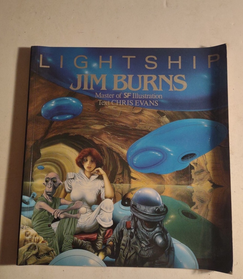 Lightship Jim Burns, Master of SF Illustration by Martyn Dean Paperback Book.