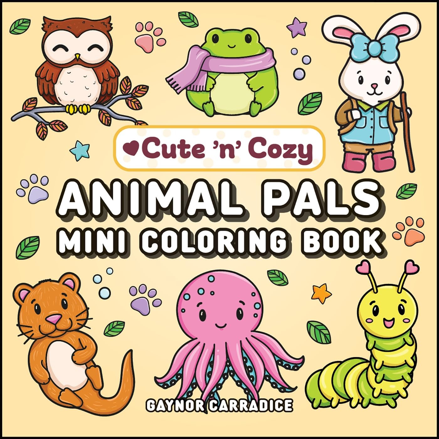 Animal Pals Mini Coloring Book (Cute and Cozy), , Excellent Book