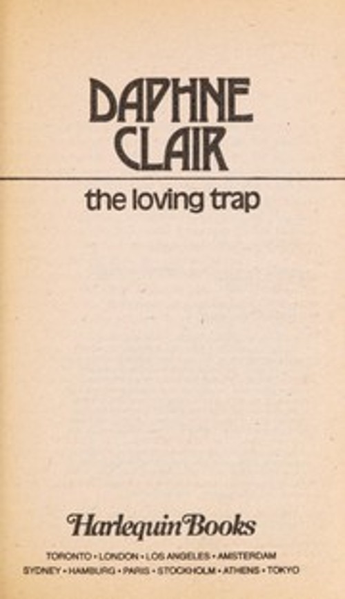The Loving Trap Paperback Daphne Clair