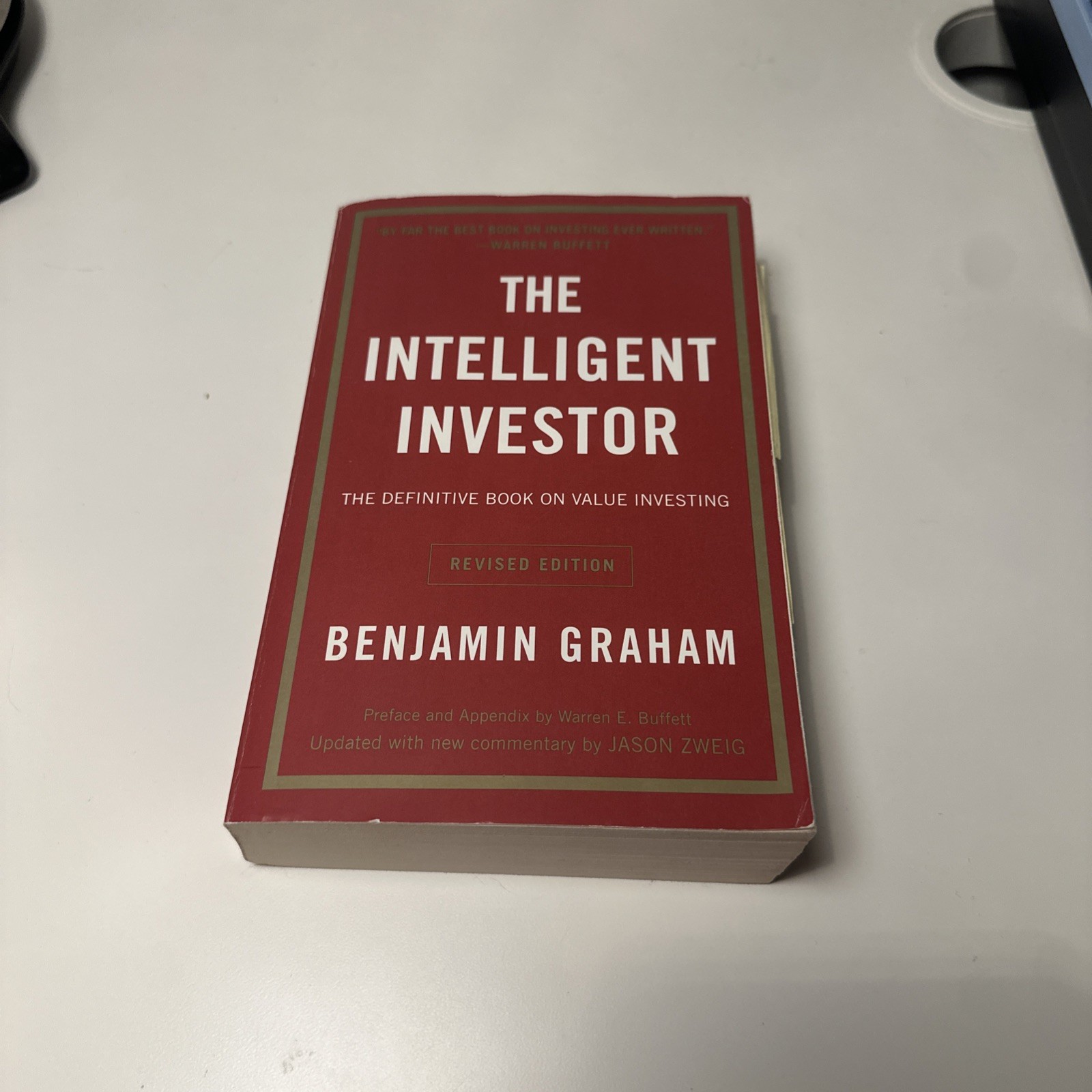 The Intelligent Investor – Paperback, by Benjamin Graham; Jason – Acceptable
