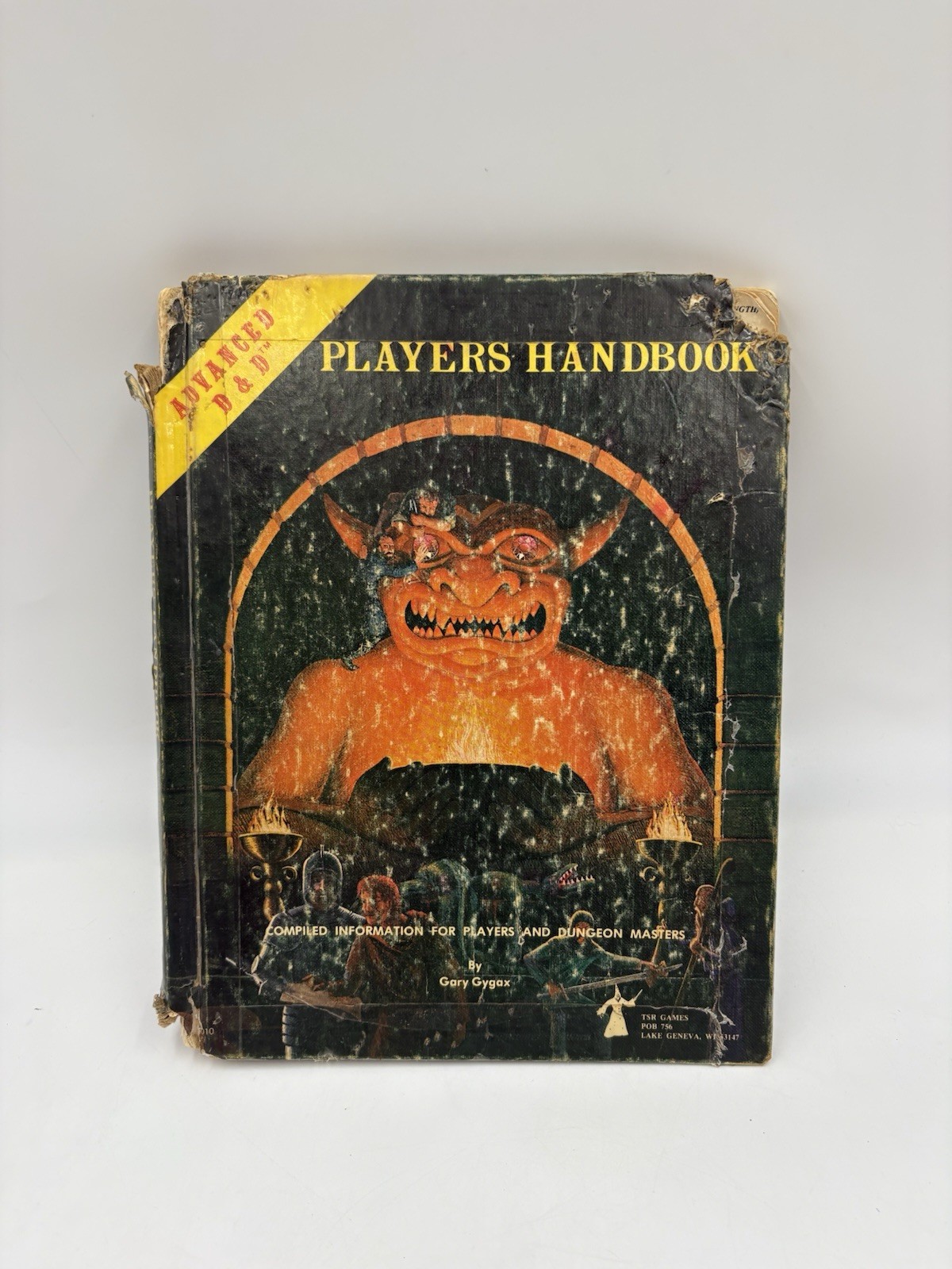 AD&D Players Handbook Gary Gygax TSR 6th Print 1980 Advanced Dungeons & Dragons