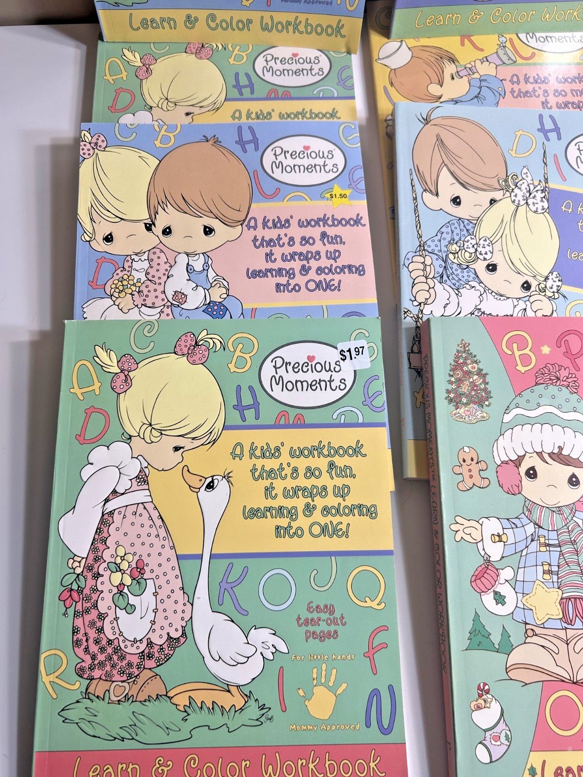 NEW Vintage Lot of 17 Precious Moments Coloring Activity Books Book UNUSED ++