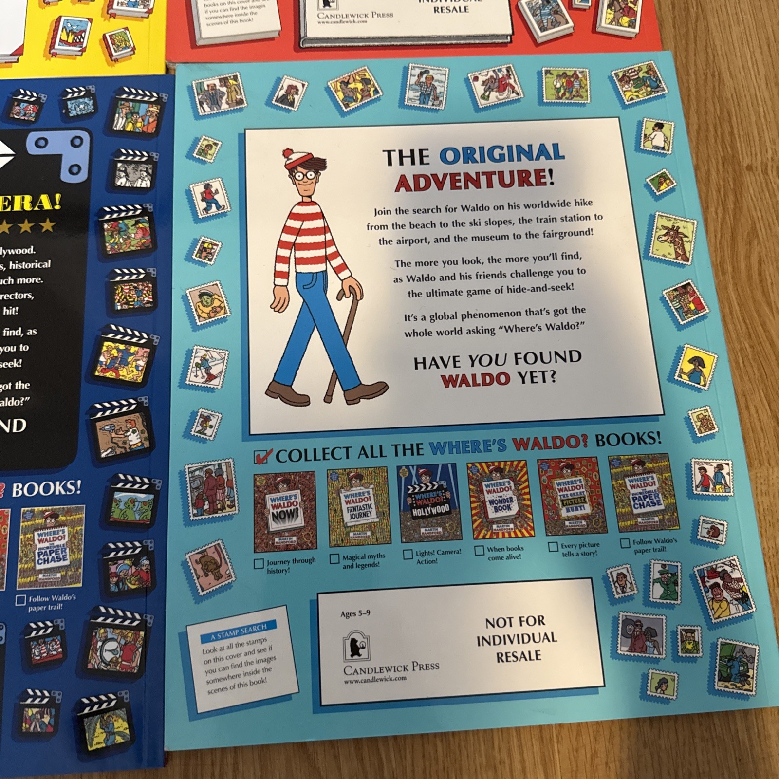 Where’s Waldo Super Six Set 6 Books and Poster No Puzzle Picture Hunt