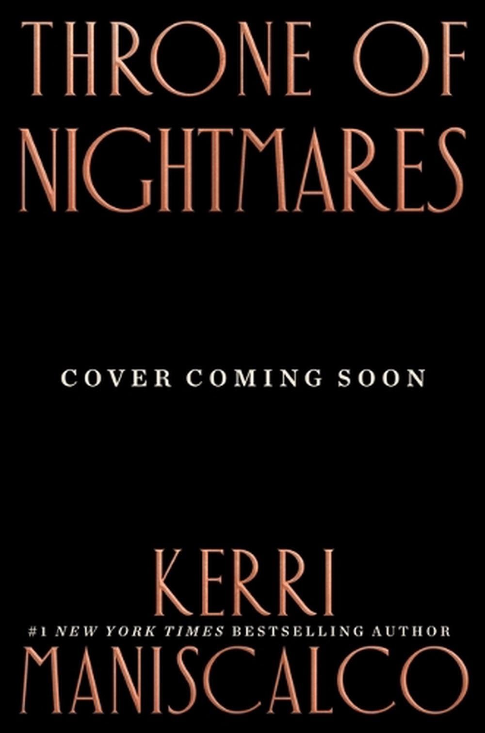 Throne of Nightmares by Kerri Maniscalco Hardcover Book