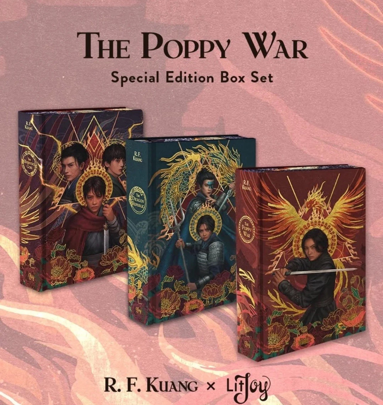 LitJoy The Poppy War Trilogy by R.F. Kuang SIGNED (corrected reprint of Book 1)