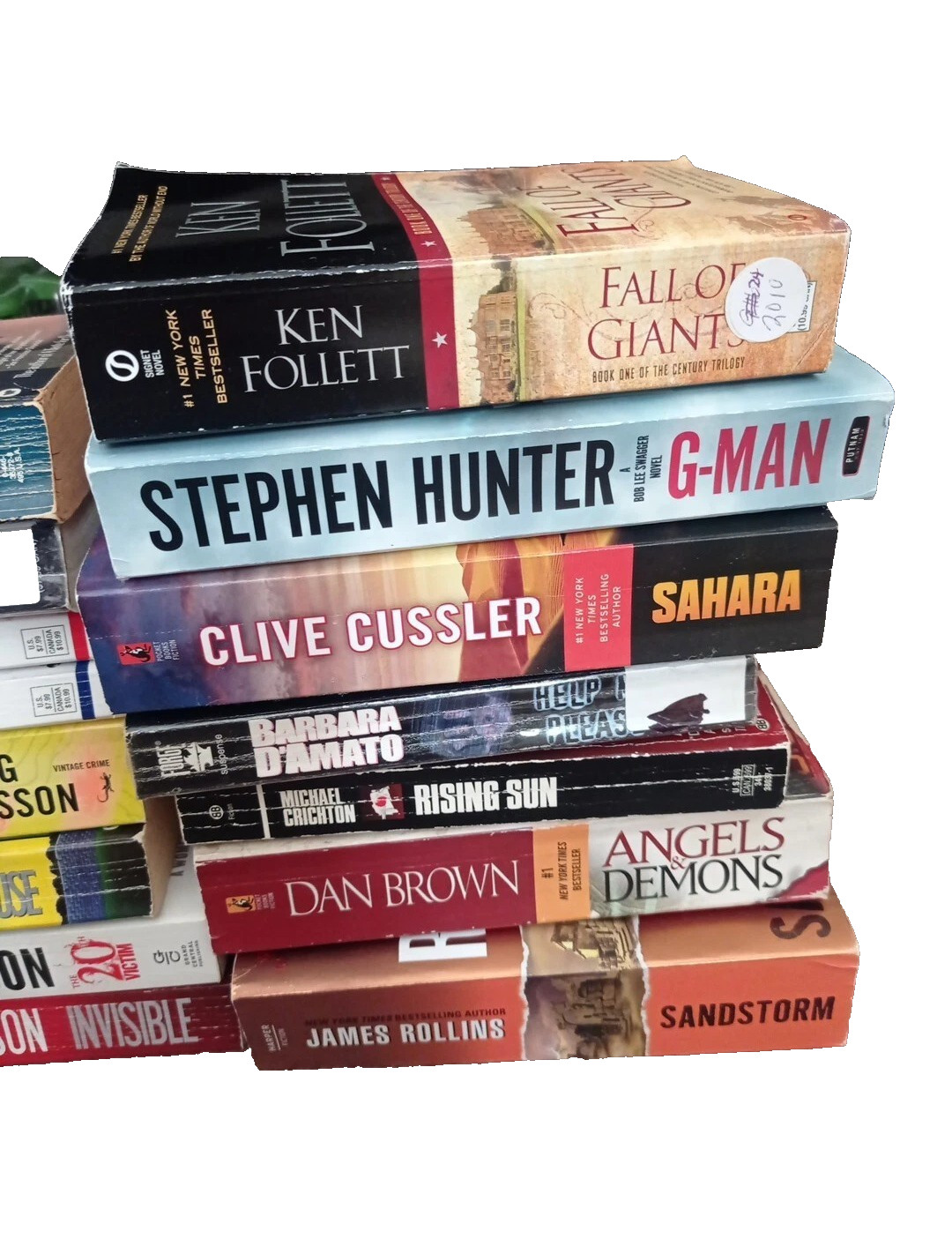 Sale Lot of 18 Bestselling Thriller Paperback Books