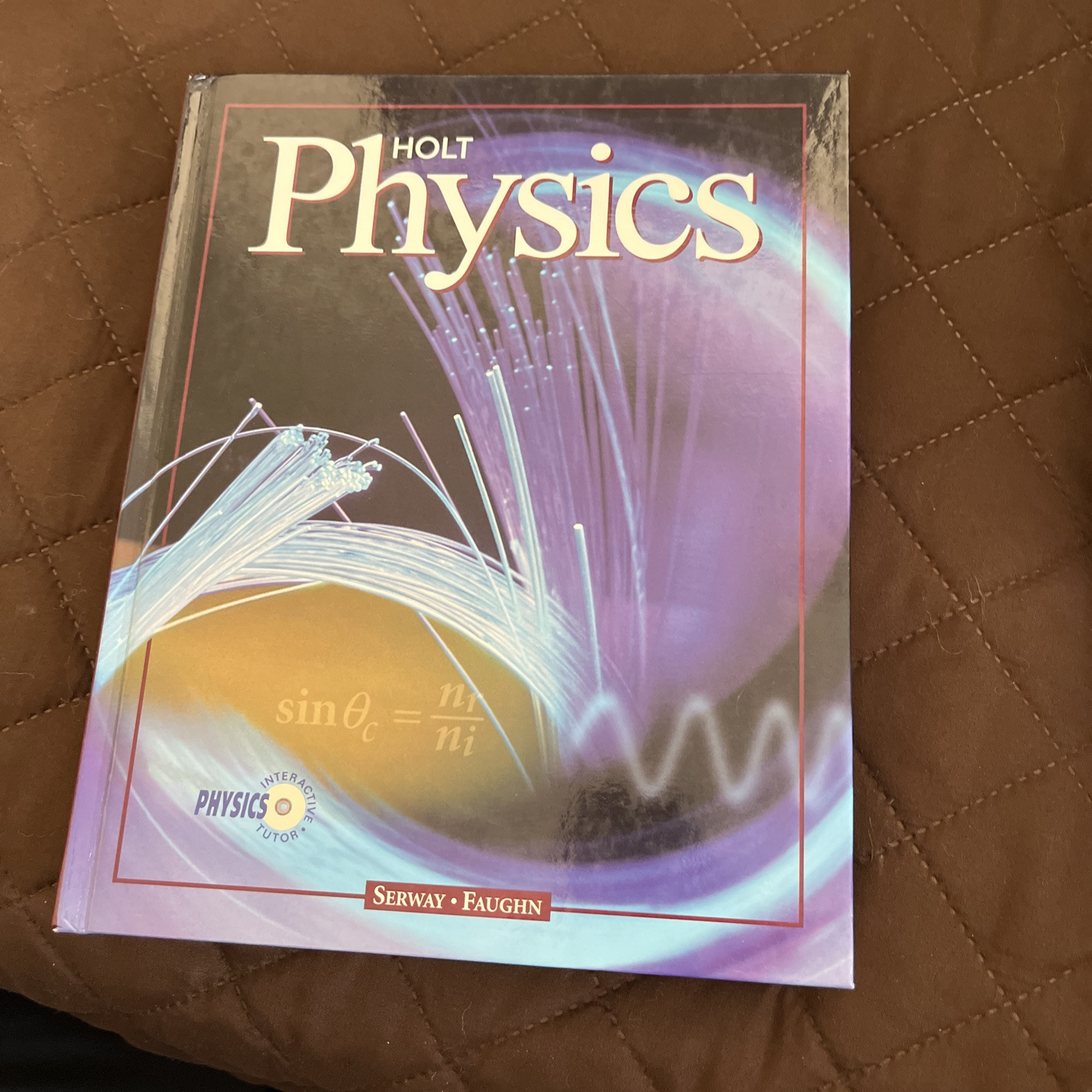 BOOK: PHYSICS- HOLT, RINEHART & WINSTON IN EXCELLENT CONDITION