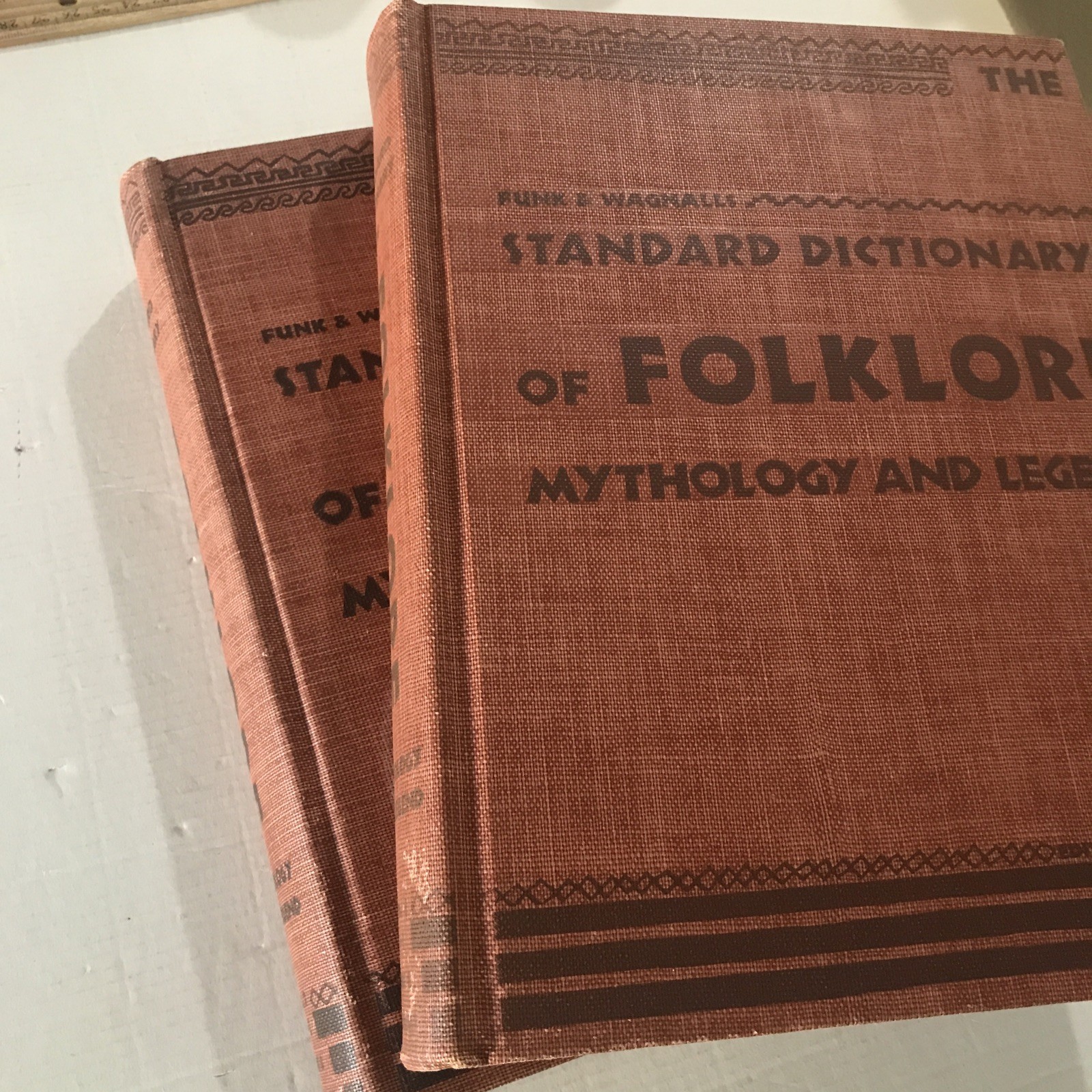Funk & Wagnalls Standard Dictionary of Folklore Mythology and Legend. Two Vo…