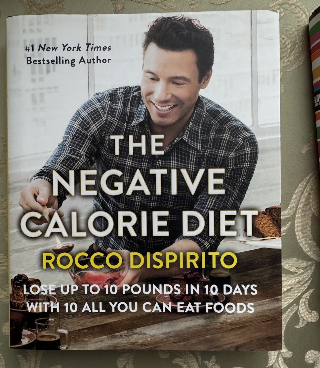 2 Rocco DiSpirito Cookbook SIGNED Flavor Negative Calorie Diet