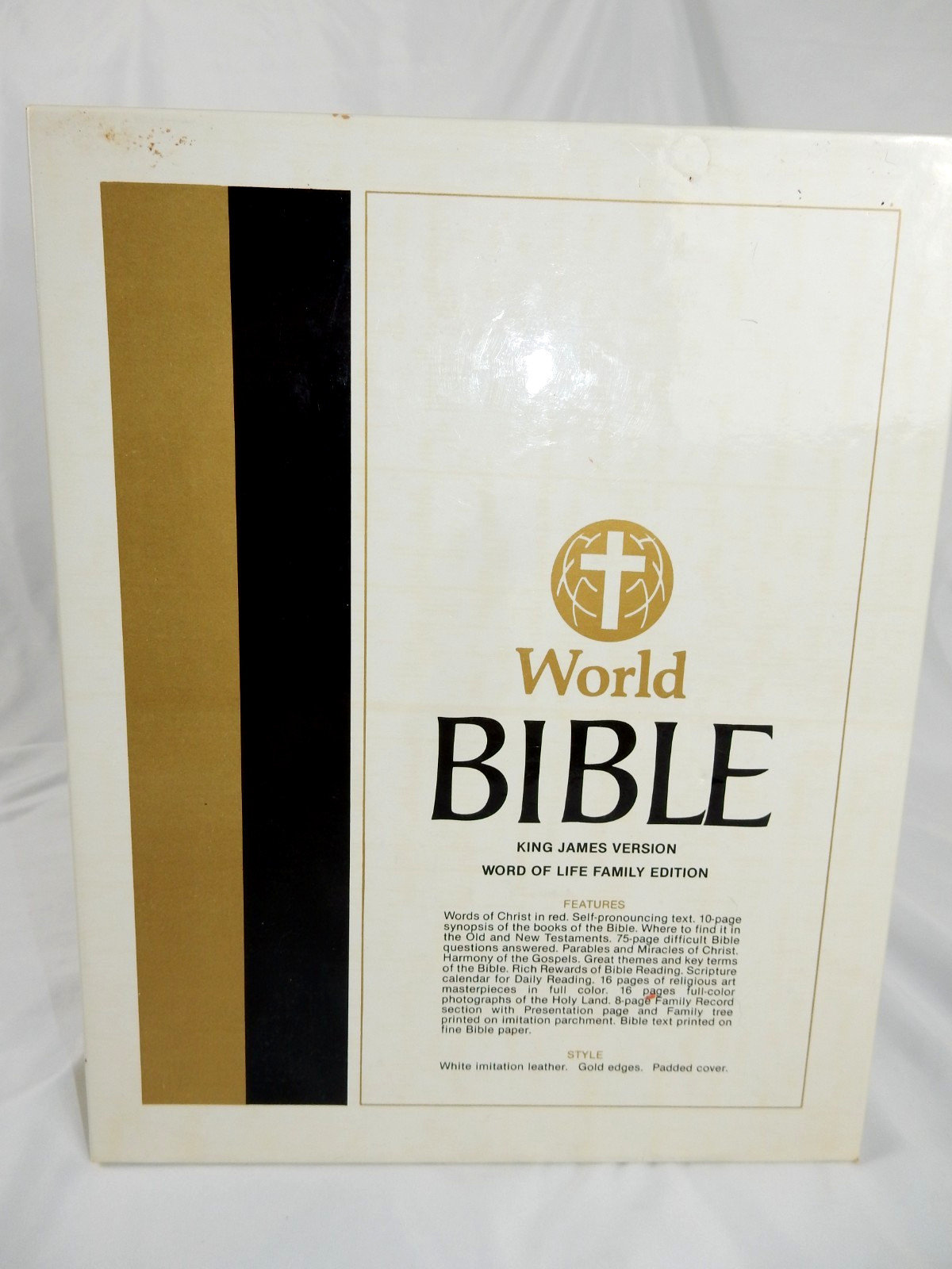 Vintage Holy Bible King James Version Word of Life Edition 1865W NIB