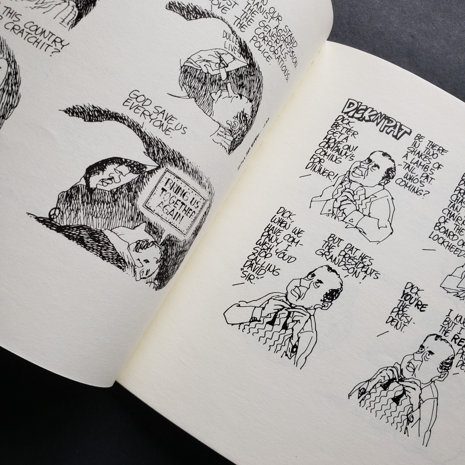 Feiffer On Nixon – Jules Feiffer Trade Paperback Book – The Cartoon Presidency